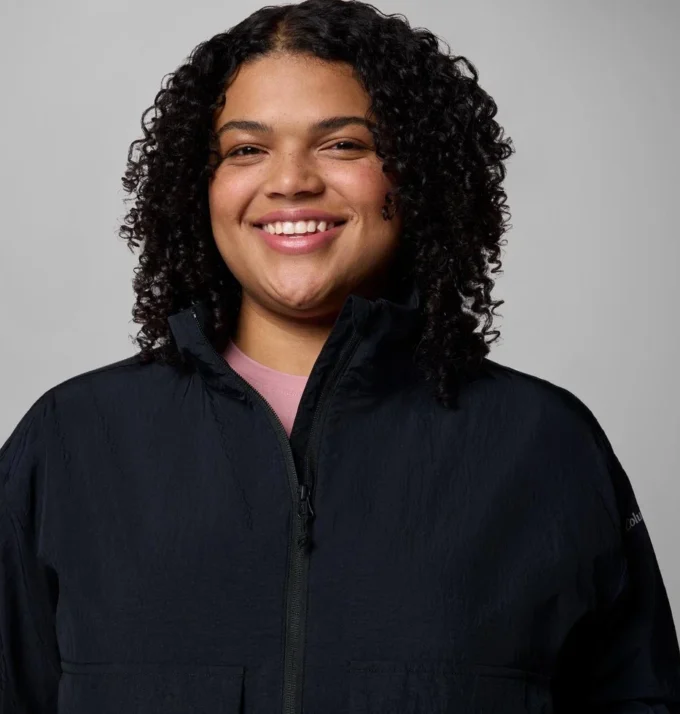 Women Paracutie™ Cropped Cargo Windbreaker – Plus Size Women Paracutie™ Cropped Cargo Windbreaker – Plus Size