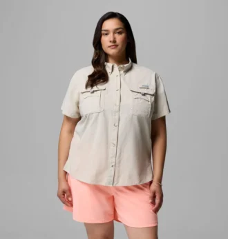 Women PFG Bahama™ Short Sleeve Shirt – Plus Size