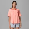 Women PFG Castback™ Woven Short Sleeve Shirt Women PFG Castback™ Woven Short Sleeve Shirt