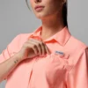 Women PFG Castback™ Woven Short Sleeve Shirt Women PFG Castback™ Woven Short Sleeve Shirt