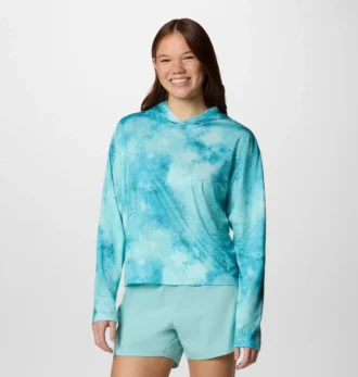 women pfg solar stream printed hoodie 1 330x347 - Women PFG Solar Stream&trade; Printed Hoodie
