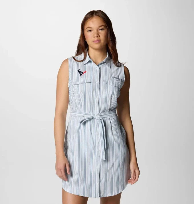 Women PFG Sun Drifter™ Woven Dress II – Houston Texans Women PFG Sun Drifter™ Woven Dress II – Houston Texans