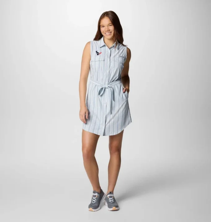 Women PFG Sun Drifter™ Woven Dress II – Houston Texans Women PFG Sun Drifter™ Woven Dress II – Houston Texans