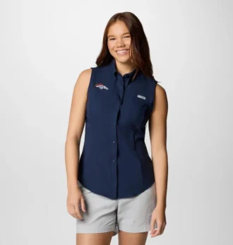 Women PFG Tamiami™ Sleeveless Shirt – Denver Broncos
