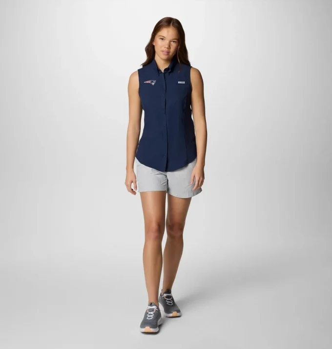 Women PFG Tamiami™ Sleeveless Shirt – New England Patriots
