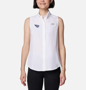 Women PFG Tamiami™ Sleeveless Shirt – Tennessee Titans Women PFG Tamiami™ Sleeveless Shirt – Tennessee Titans