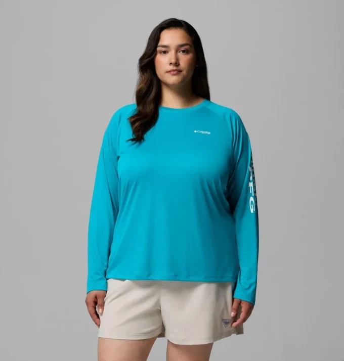 Women PFG Tidal Tee™ II Long Sleeve Shirt – Plus Size Women PFG Tidal Tee™ II Long Sleeve Shirt – Plus Size