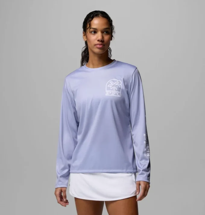 Women PFG Tidal Tee™ Palm Waves Long Sleeve Shirt Women PFG Tidal Tee™ Palm Waves Long Sleeve Shirt