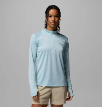 Women PFG Tidal Tee™ Quarter Zip Long Sleeve Shirt