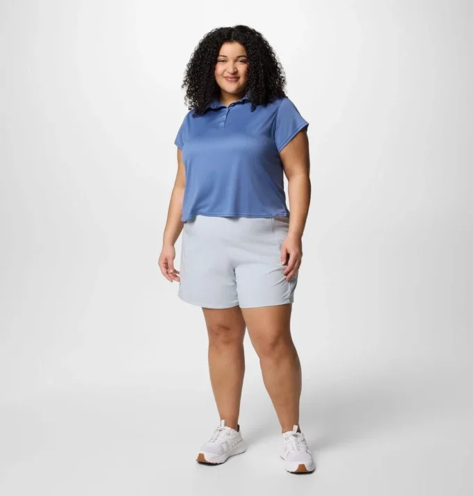Women PFG Tidal Tee™ Short Sleeve Polo – Plus Size Women PFG Tidal Tee™ Short Sleeve Polo – Plus Size