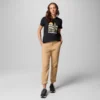 Women Ruby Springs™ Graphic Fitted Short Sleeve Shirt