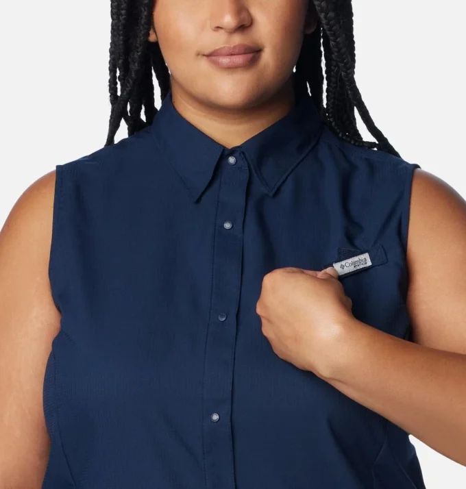 Women’s PFG Tamiami™ Sleeveless Shirt – Plus Size