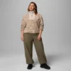 Women Sequoia Grove™ Printed Half Zip Jacket – Plus Size