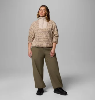 Women Sequoia Grove™ Printed Half Zip Jacket – Plus Size Women Sequoia Grove™ Printed Half Zip Jacket – Plus Size