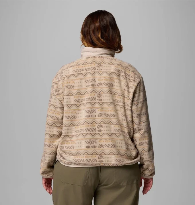 Women Sequoia Grove™ Printed Half Zip Jacket – Plus Size