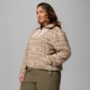 Women Sequoia Grove™ Printed Half Zip Jacket – Plus Size