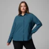 Women Silver Ridge™ Utility Long Sleeve Shirt – Plus Size Women Silver Ridge™ Utility Long Sleeve Shirt – Plus Size