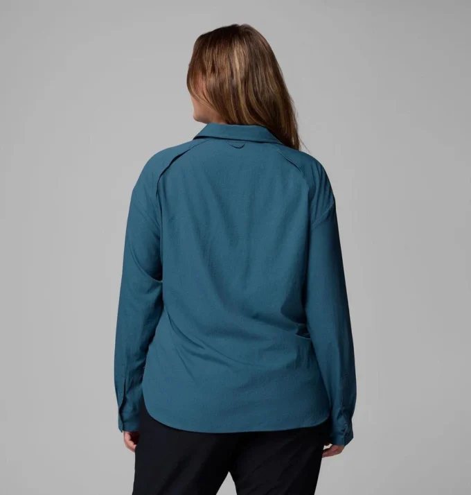 Women Silver Ridge™ Utility Long Sleeve Shirt – Plus Size Women Silver Ridge™ Utility Long Sleeve Shirt – Plus Size