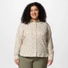 Women Silver Ridge™ Utility Patterned Long Sleeve Shirt – Plus Size