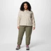 Women Silver Ridge™ Utility Patterned Long Sleeve Shirt – Plus Size