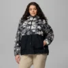 Women Spire Valley™ Printed Windbreaker – Plus Size