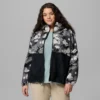 Women Spire Valley™ Printed Windbreaker – Plus Size