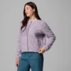 Women Stellar Path™ Fleece Bomber Full Zip Jacket Women Stellar Path™ Fleece Bomber Full Zip Jacket