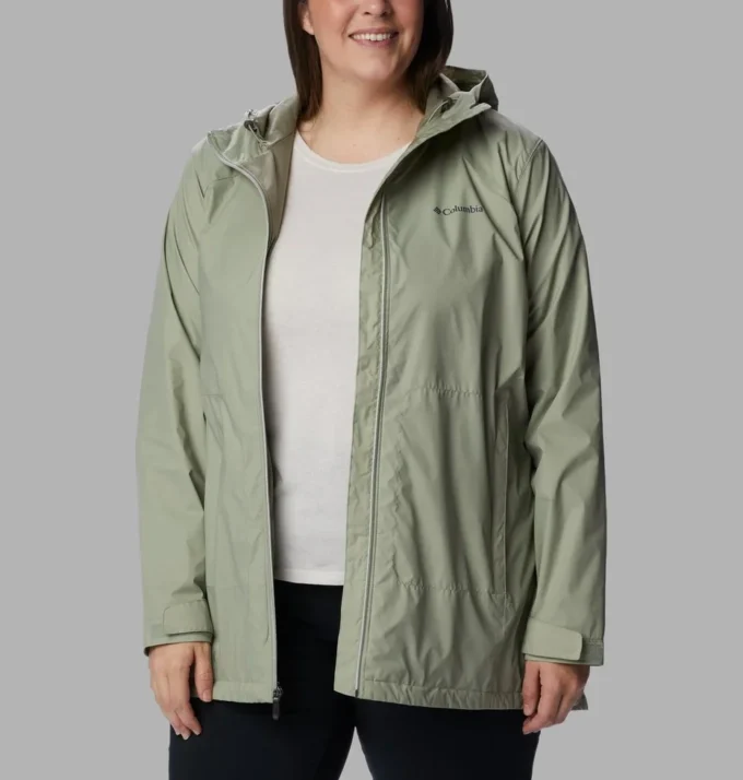 Women Switchback™ II Lined Long Jacket – Plus Size