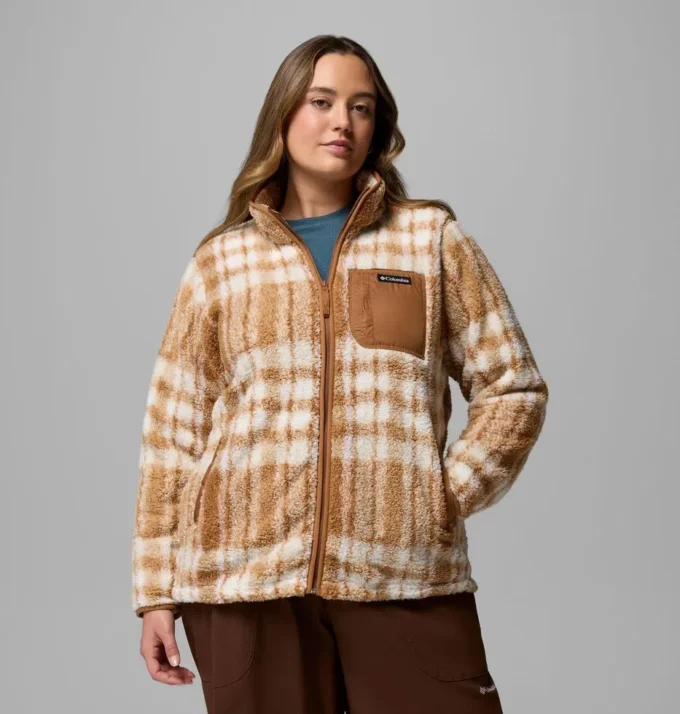 Women West Bend™ Print Full Zip II Jacket – Plus Size