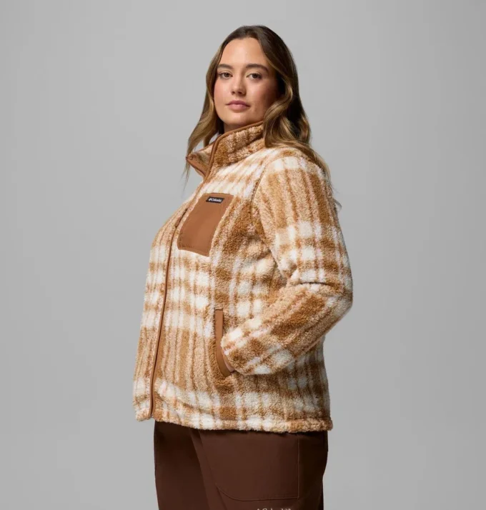 Women West Bend™ Print Full Zip II Jacket – Plus Size