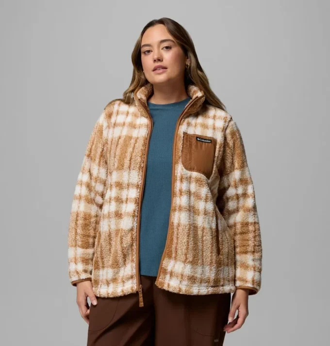 Women West Bend™ Print Full Zip II Jacket – Plus Size