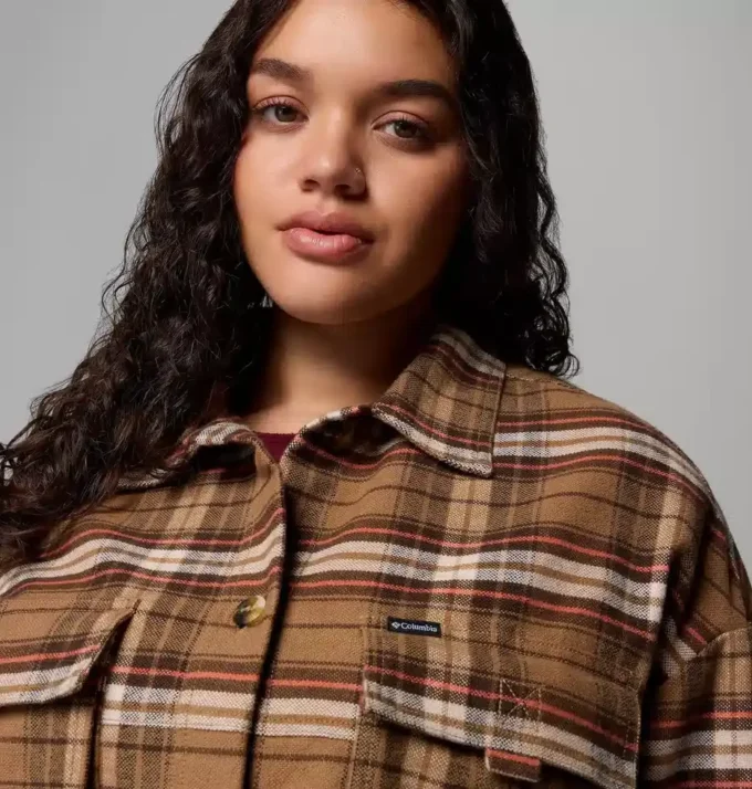 Women Wildest Venture™ Shirt Jacket – Plus Size