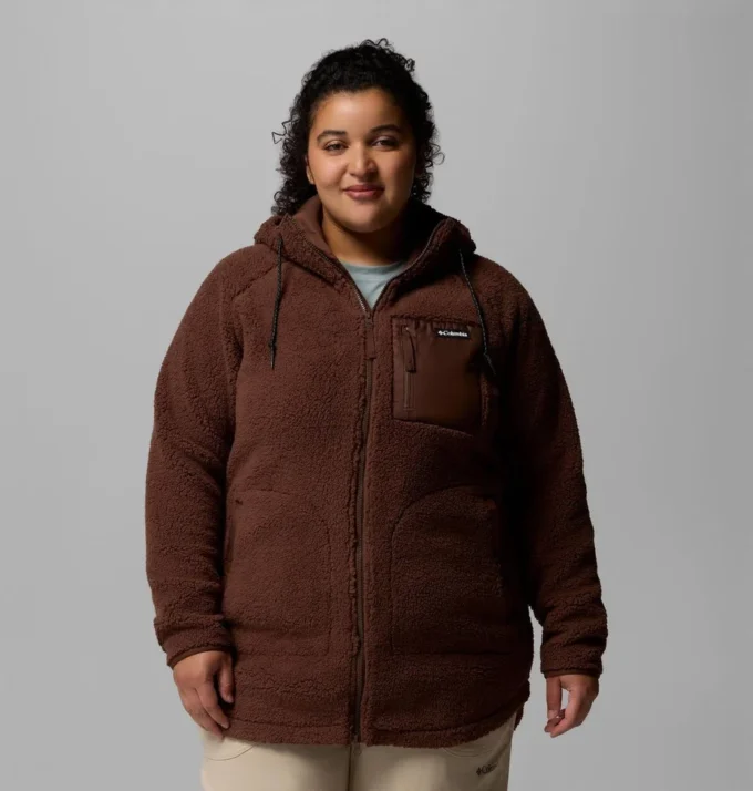 Women Winter Warmth™ Full Zip Hoodie – Plus Size