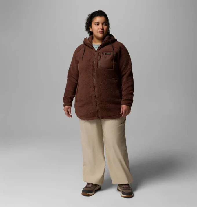 Women Winter Warmth™ Full Zip Hoodie – Plus Size