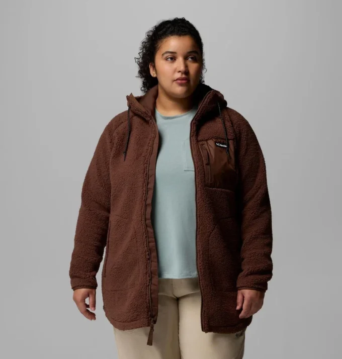 Women Winter Warmth™ Full Zip Hoodie – Plus Size