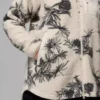 Women Winter Warmth™ Printed Full Zip Hoodie – Plus Size